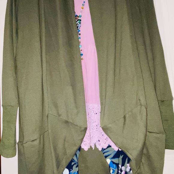 NWT CNFIO Sz-XL Easy Coordinate Cardigan- Comfort & Confidence Soft & Fresh Look - Picture 12 of 16